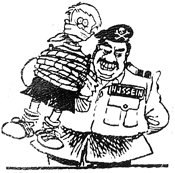Sadaam Holding Gagged Boy